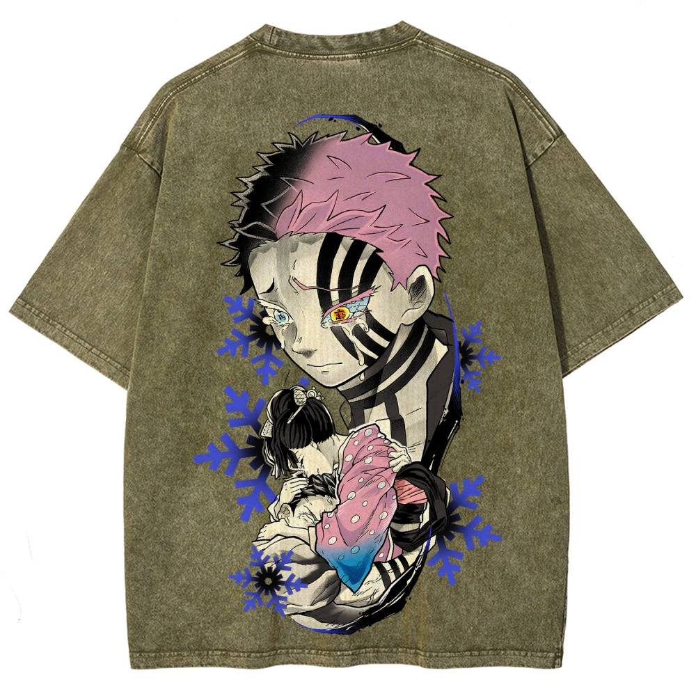 Demon Slayer Unisex Fit Washed T-Shirt