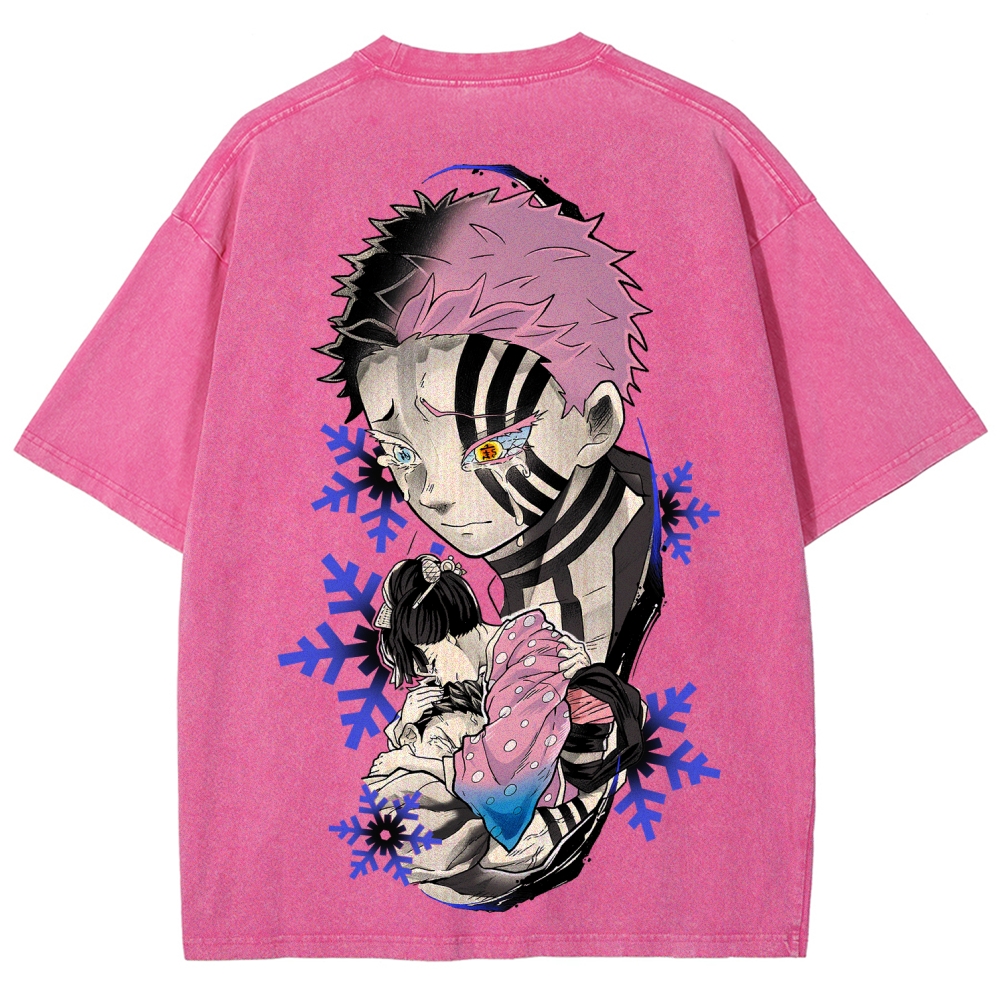 Demon Slayer Unisex Fit Washed T-Shirt
