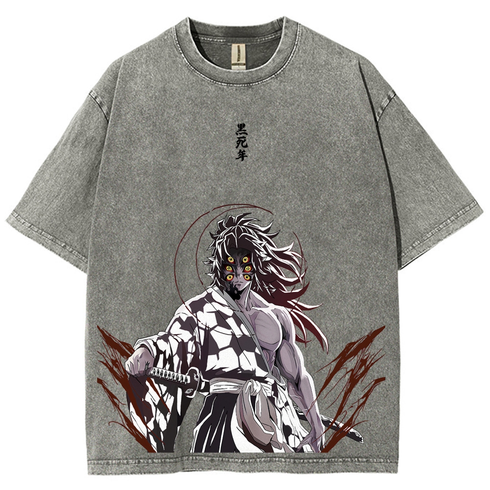 Demon Slayer Unisex Fit Washed T-Shirt