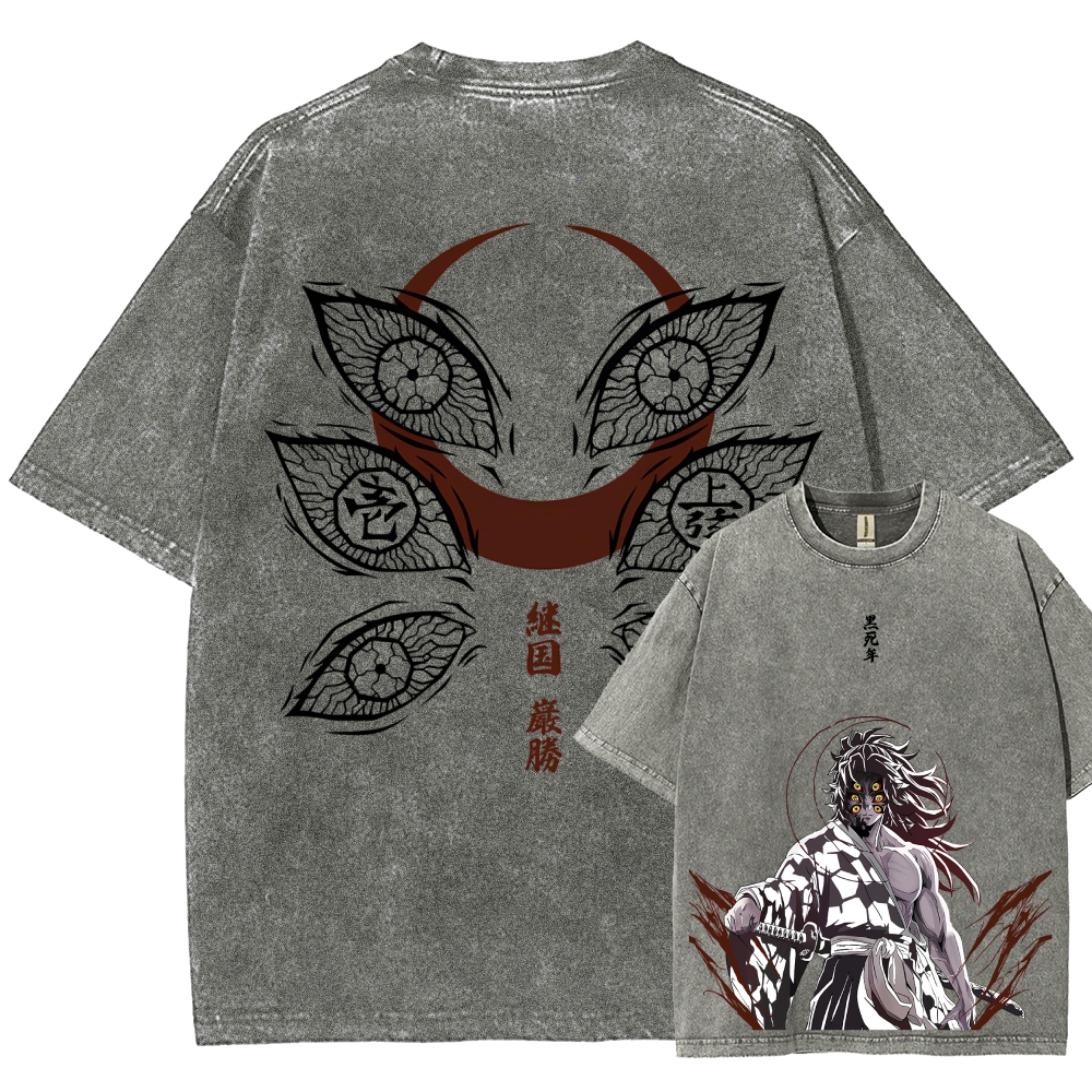Demon Slayer Unisex Fit Washed T-Shirt