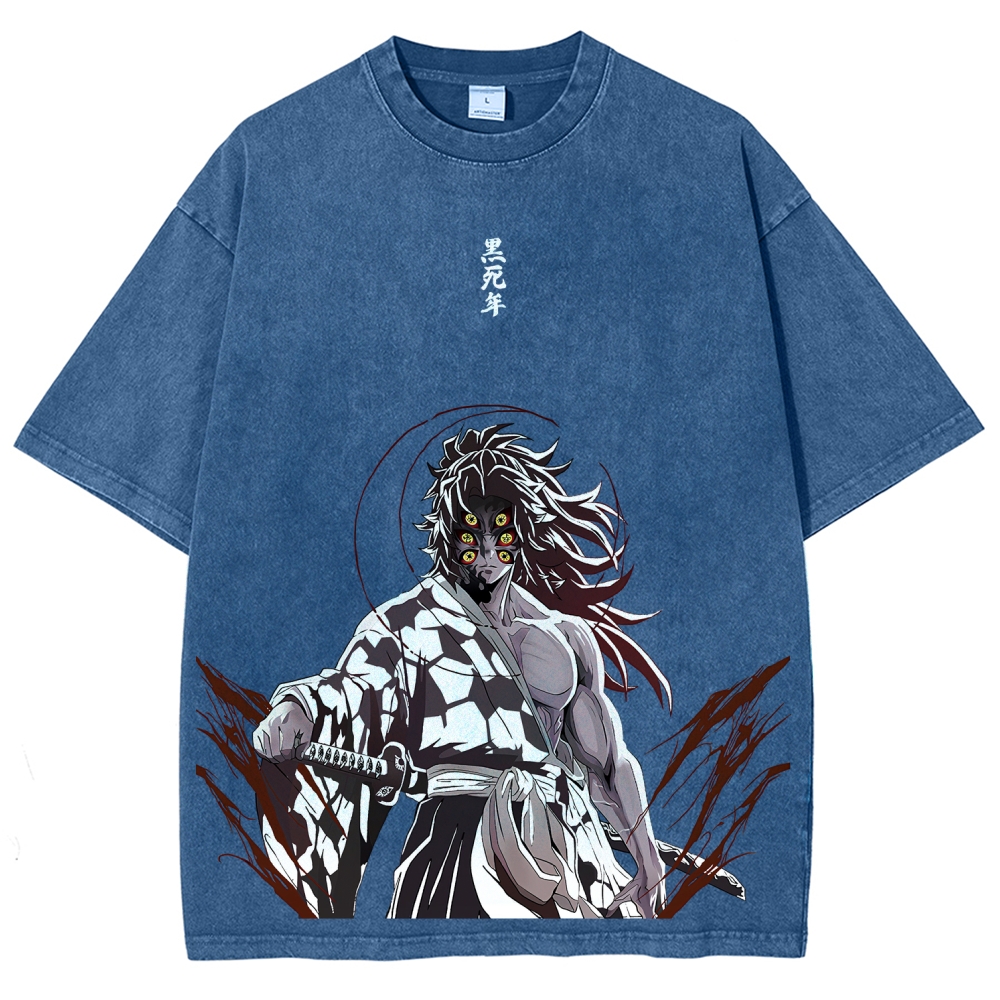 Demon Slayer Unisex Fit Washed T-Shirt