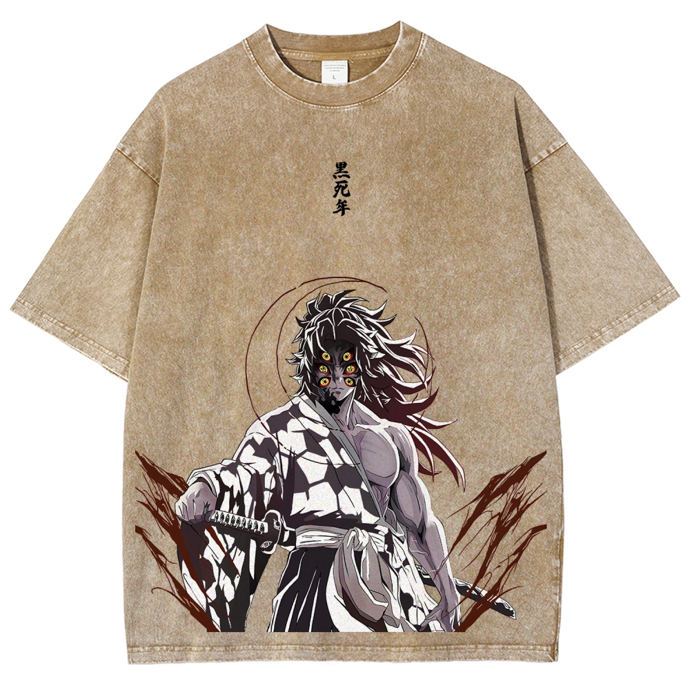 Demon Slayer Unisex Fit Washed T-Shirt