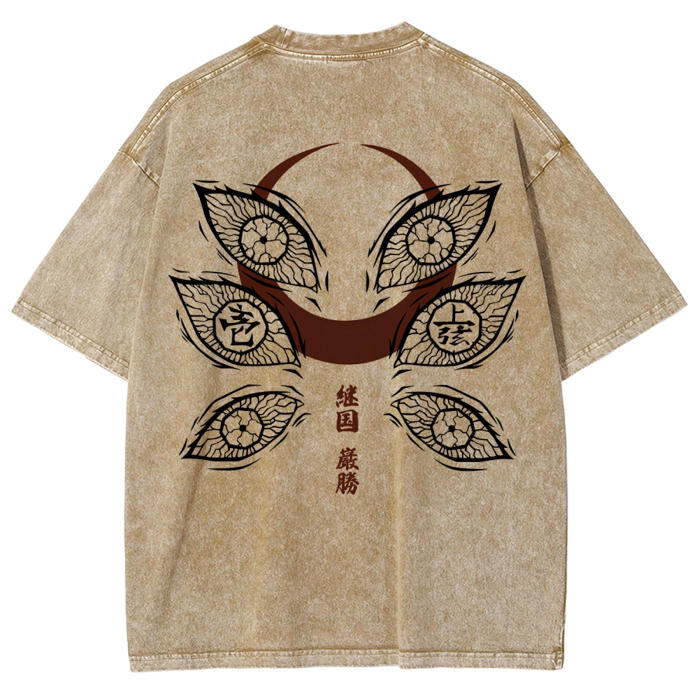 Demon Slayer Unisex Fit Washed T-Shirt