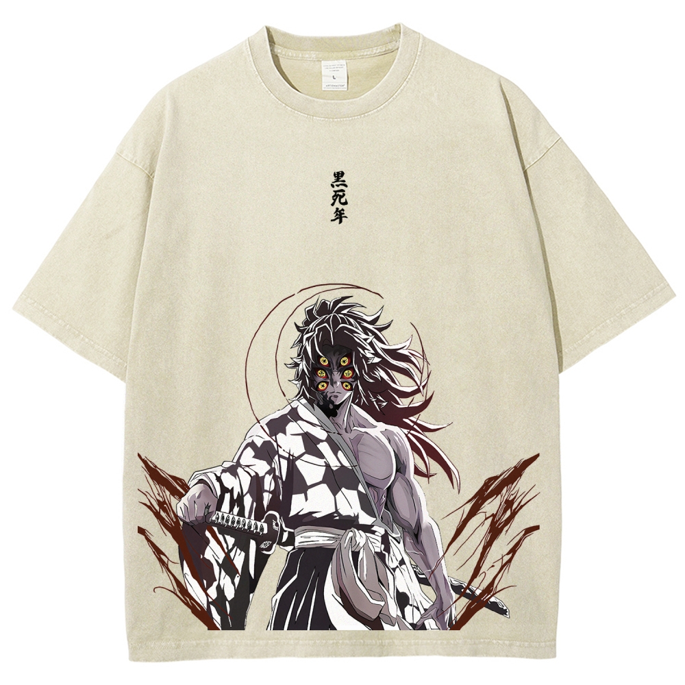 Demon Slayer Unisex Fit Washed T-Shirt
