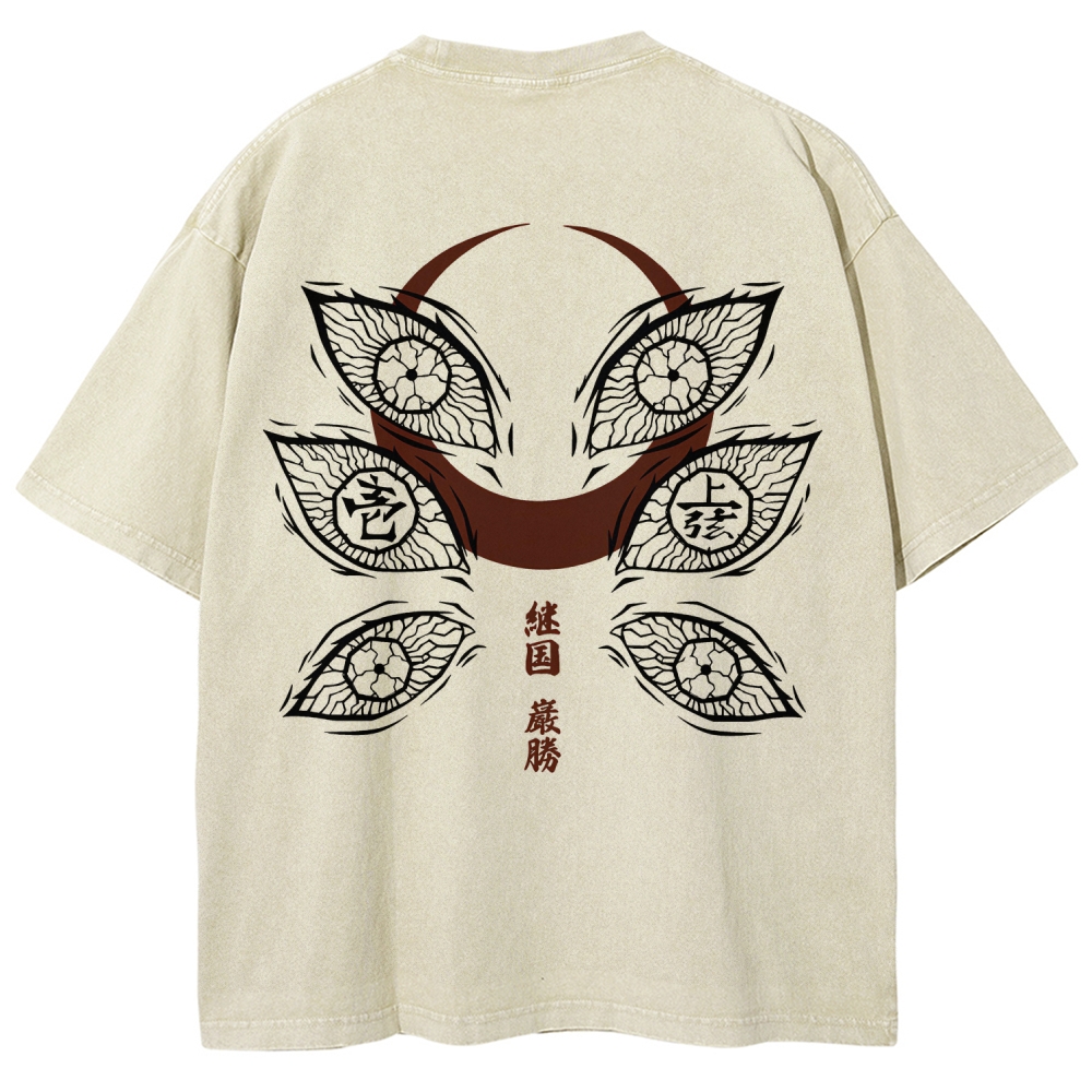 Demon Slayer Unisex Fit Washed T-Shirt