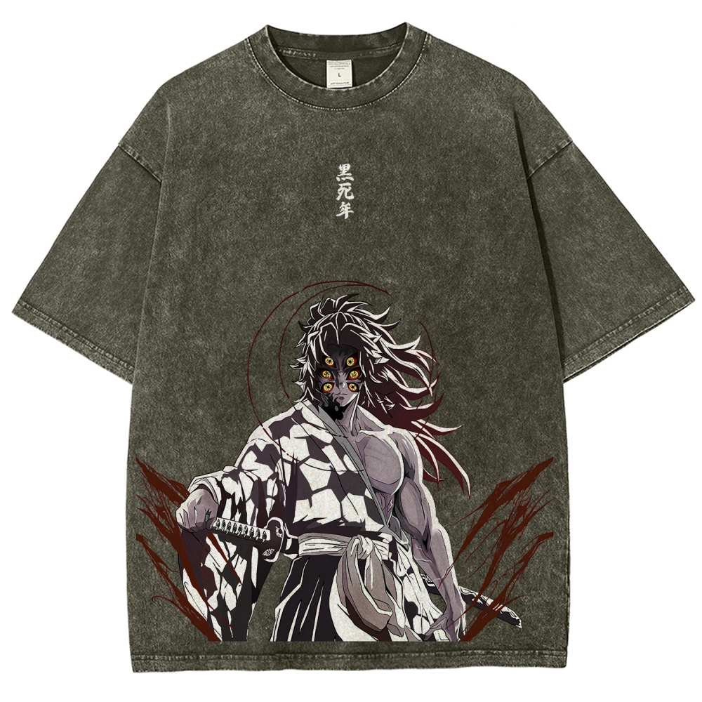 Demon Slayer Unisex Fit Washed T-Shirt