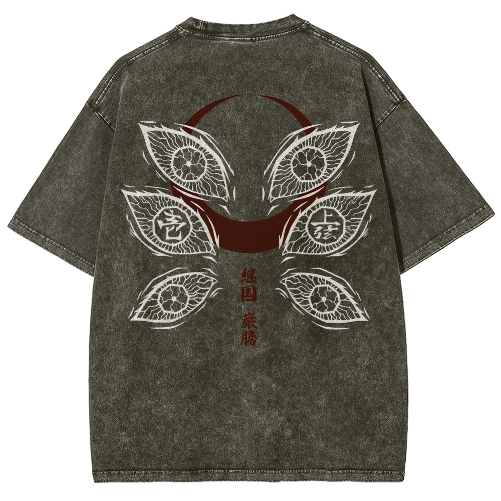 Demon Slayer Unisex Fit Washed T-Shirt