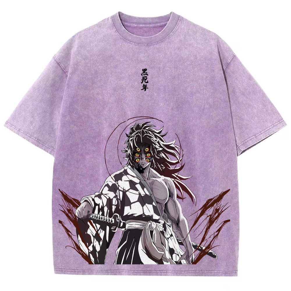 Demon Slayer Unisex Fit Washed T-Shirt