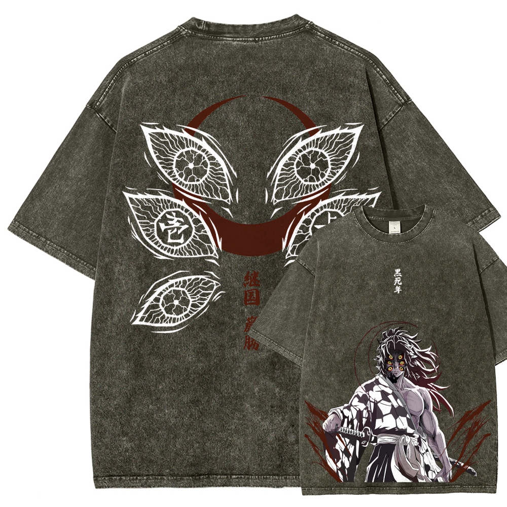 Demon Slayer Unisex Fit Washed T-Shirt