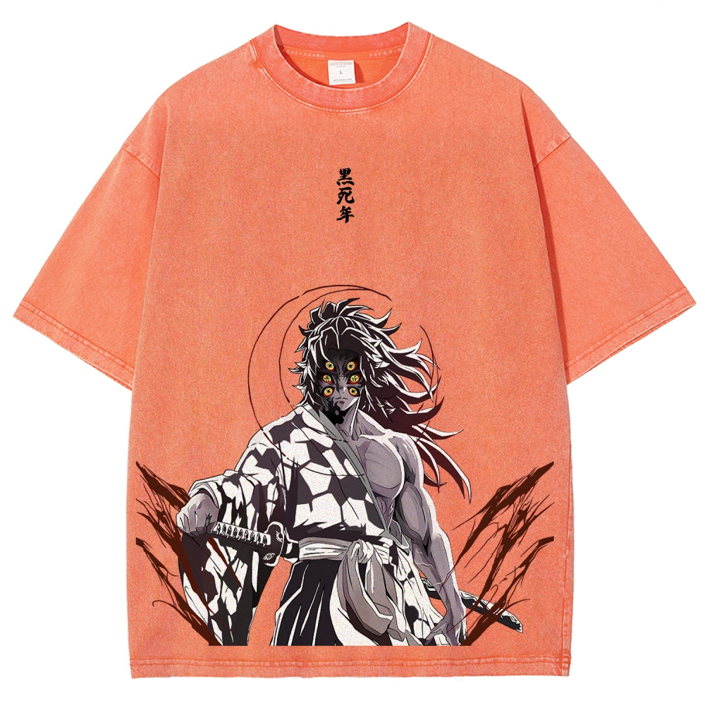 Demon Slayer Unisex Fit Washed T-Shirt