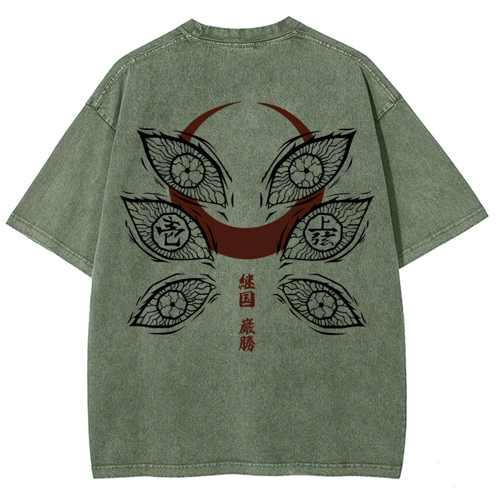 Demon Slayer Unisex Fit Washed T-Shirt