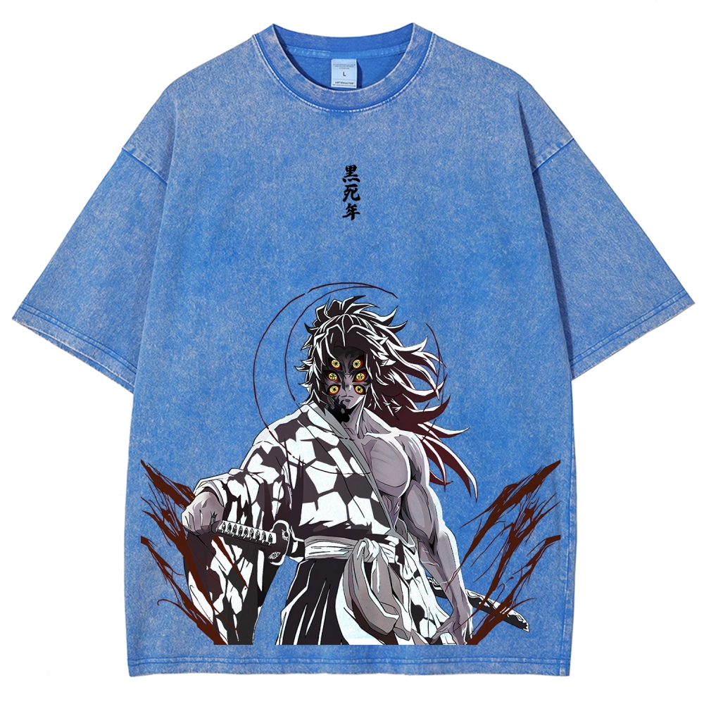 Demon Slayer Unisex Fit Washed T-Shirt