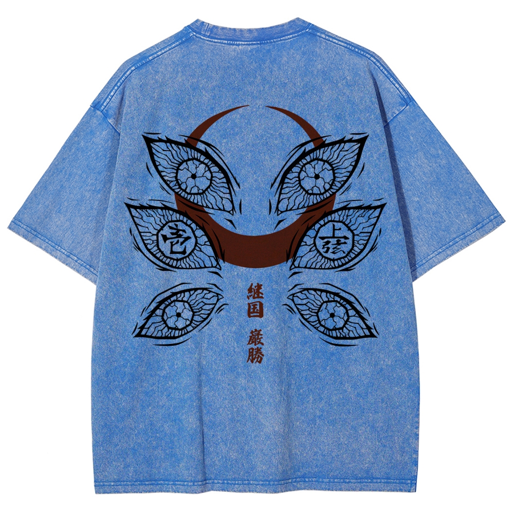Demon Slayer Unisex Fit Washed T-Shirt
