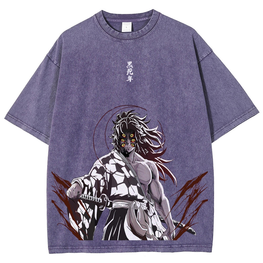 Demon Slayer Unisex Fit Washed T-Shirt