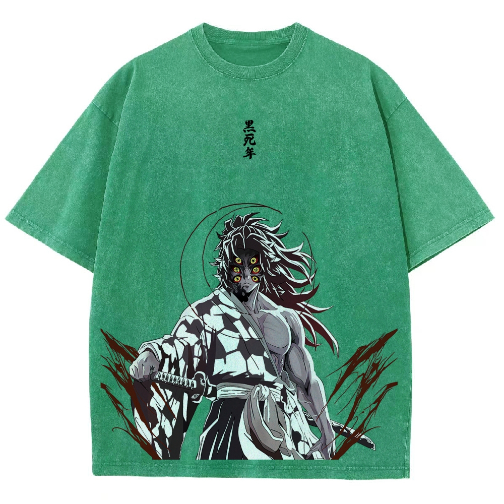 Demon Slayer Unisex Fit Washed T-Shirt