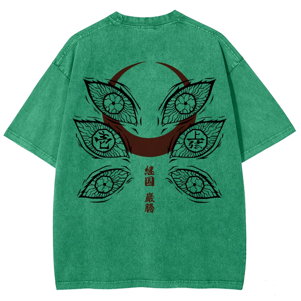 Demon Slayer Unisex Fit Washed T-Shirt