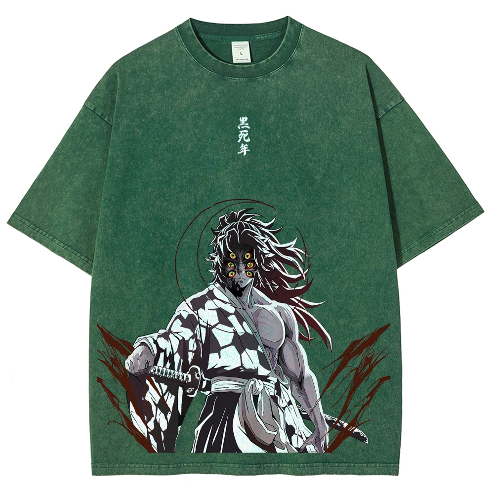 Demon Slayer Unisex Fit Washed T-Shirt