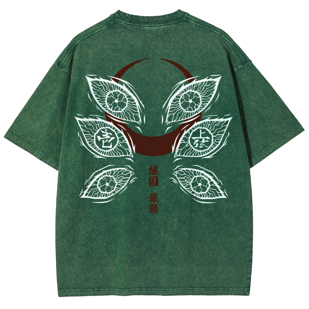 Demon Slayer Unisex Fit Washed T-Shirt