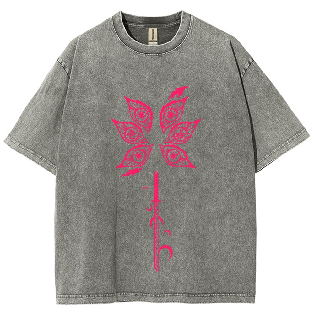 Demon Slayer Printed Men's Washed Tee