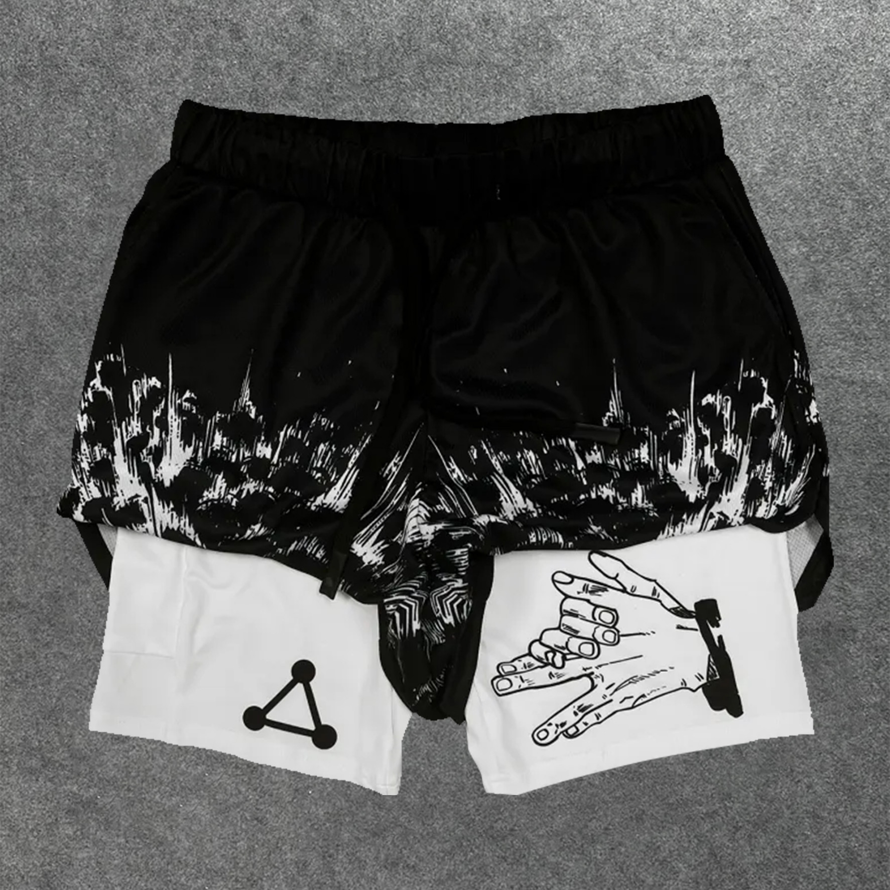 2 in 1 Training Gym Shorts