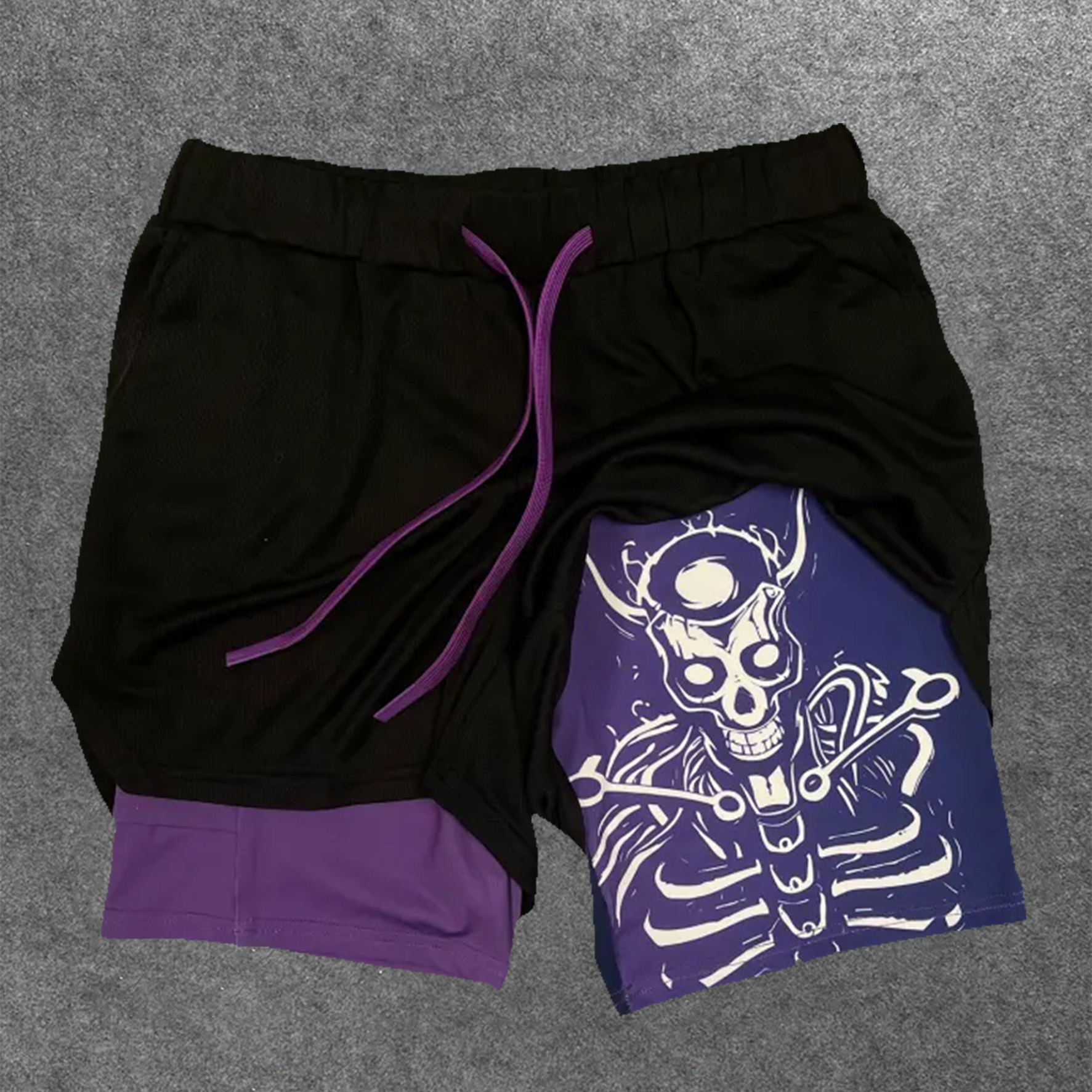 2 in 1 Training Gym Shorts