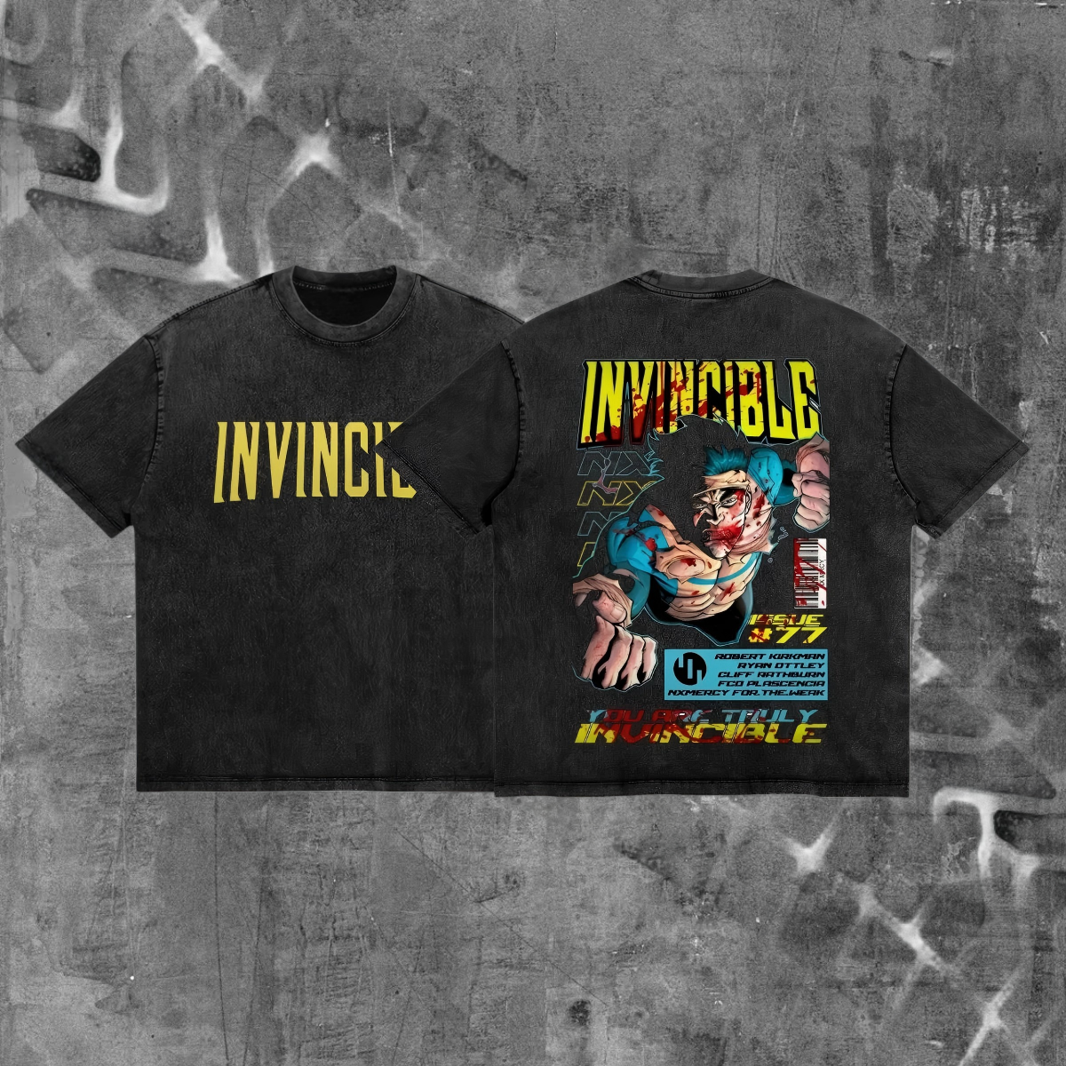 Issue #77: Battle-Worn Tee