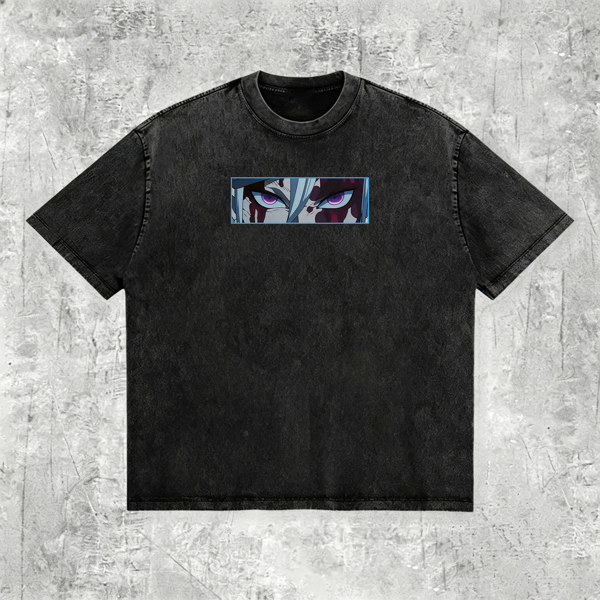 Demon Slayer: Kimetsu No Yaiba Uzui Tengen Printed Men's Washed Tee