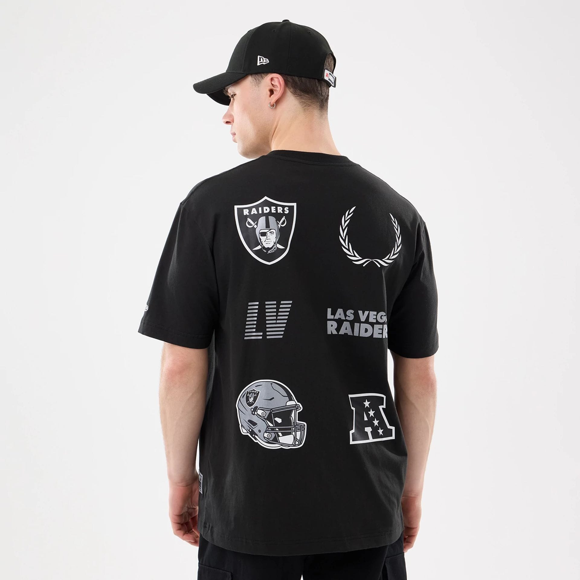 Las Vegas Raiders NFL Match Black T-Shirt