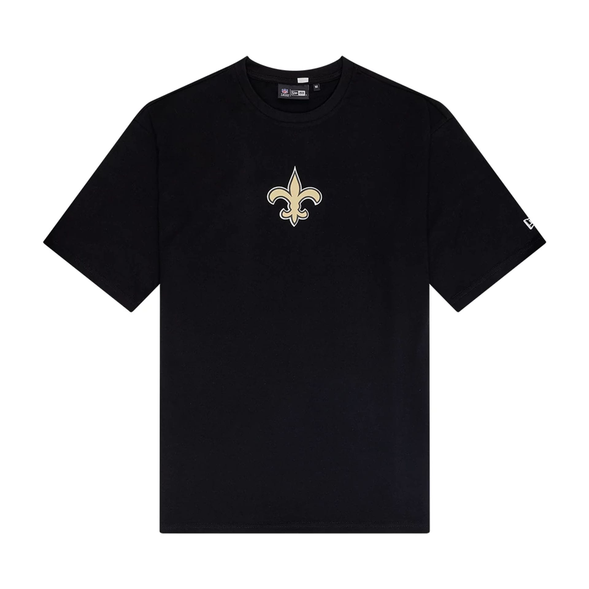 New Orleans Saints NFL Arch Graphic Black Oversized T-Shirt