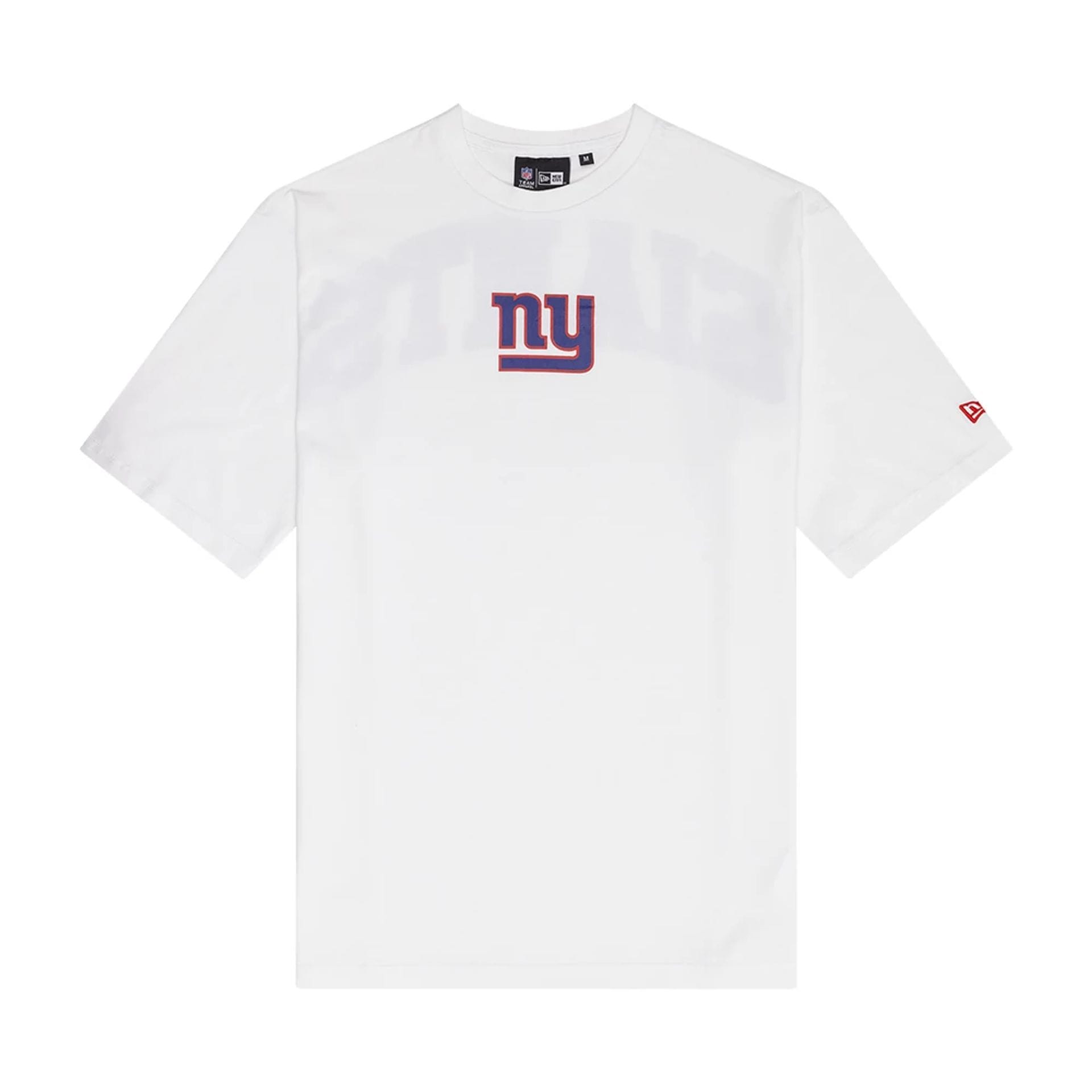 New York Giants NFL Arch Graphic White Oversized T-Shirt