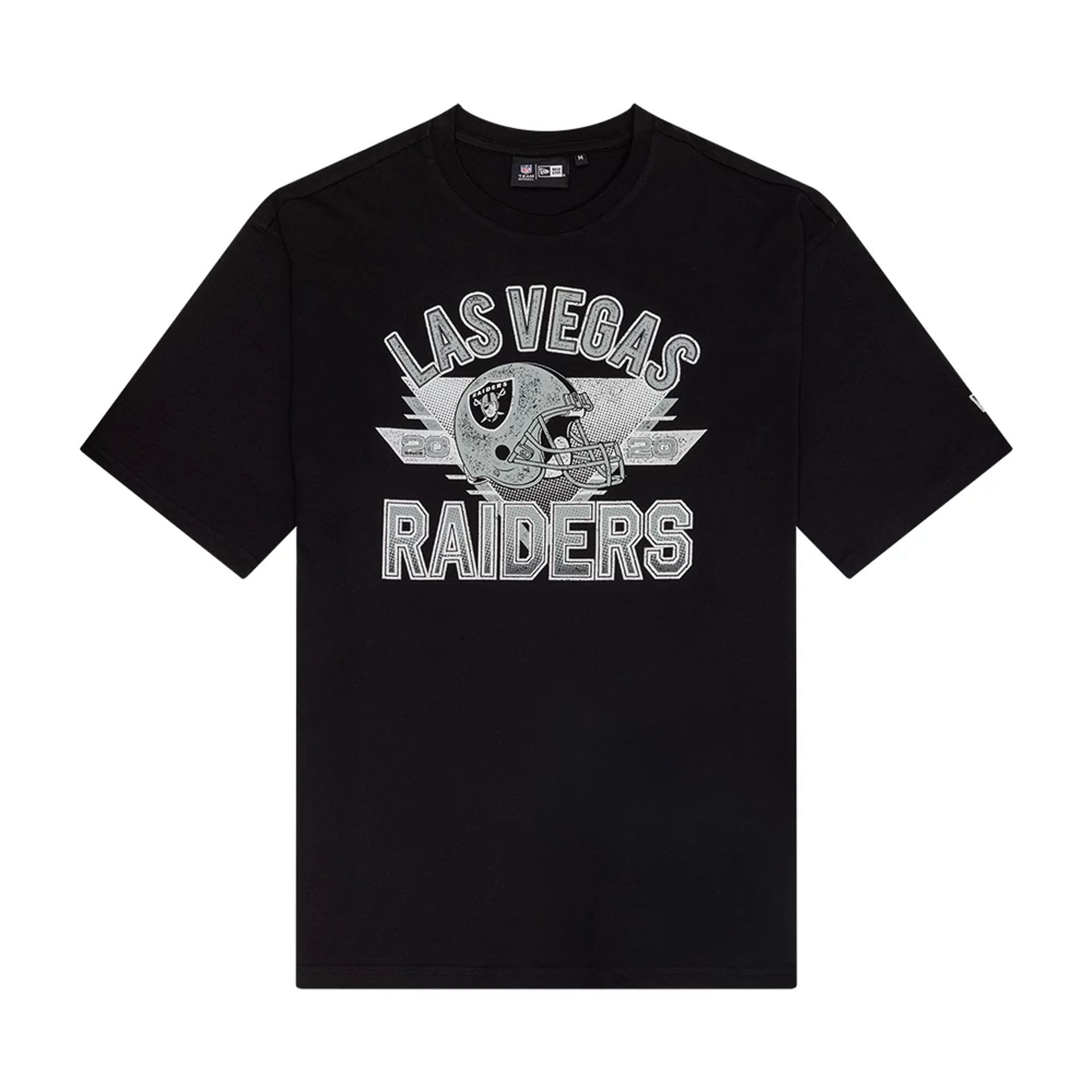 Las Vegas Raiders NFL Helmet Graphic Black T-Shirt