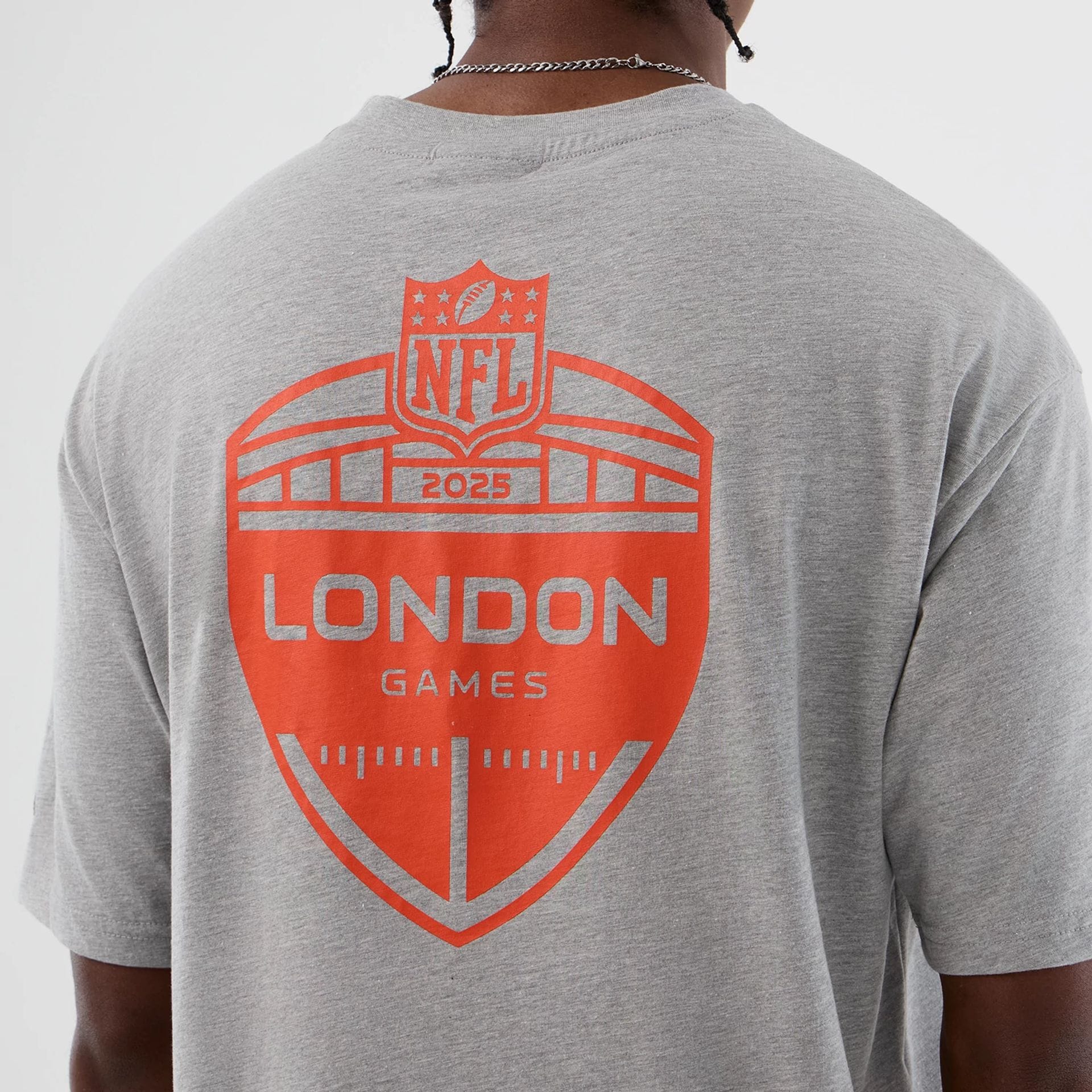 Cleveland Browns NFL International Series Games Grey Oversized T-Shirt
