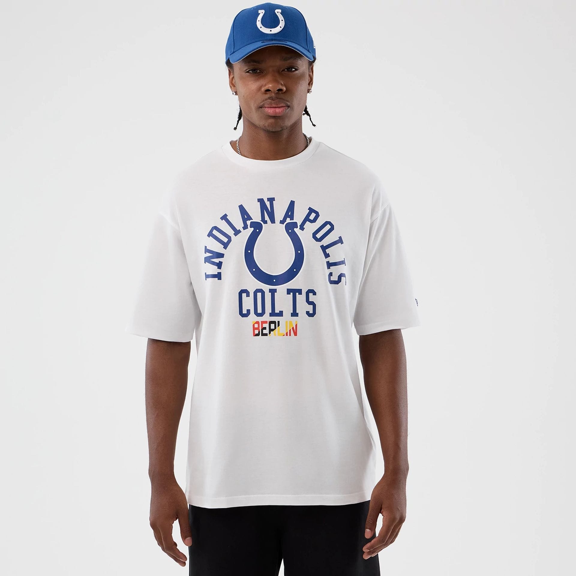 Indianapolis Colts NFL International Series Games White Oversized T-Shirt