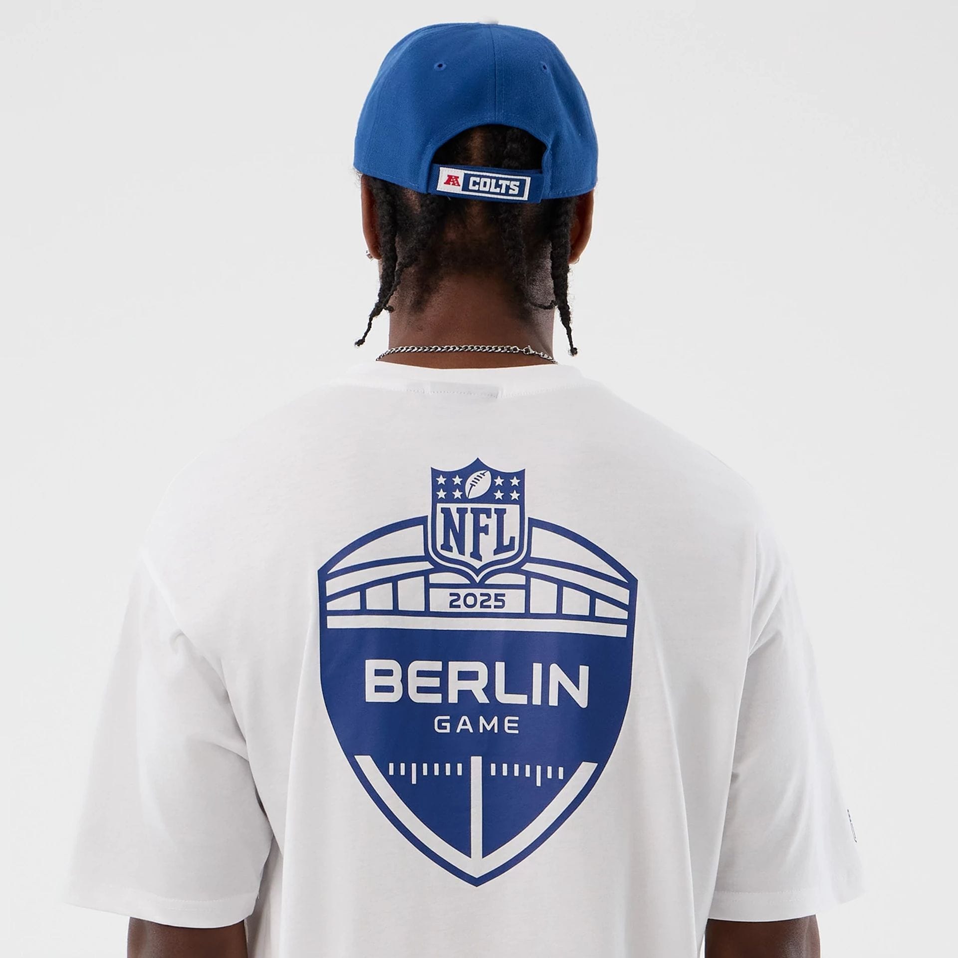 Indianapolis Colts NFL International Series Games White Oversized T-Shirt