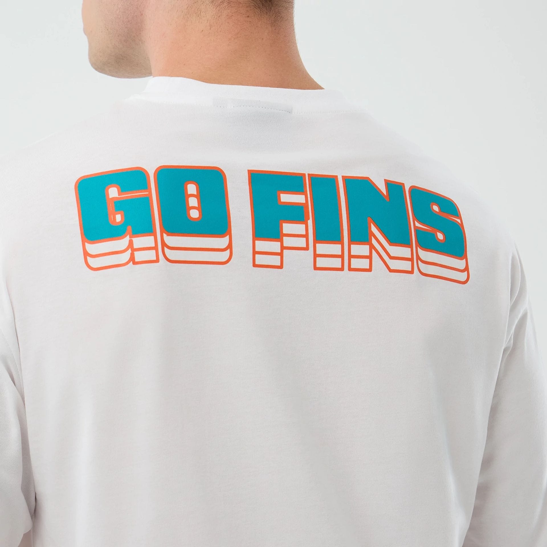 Miami Dolphins NFL International Series Games White Oversized T-Shirt