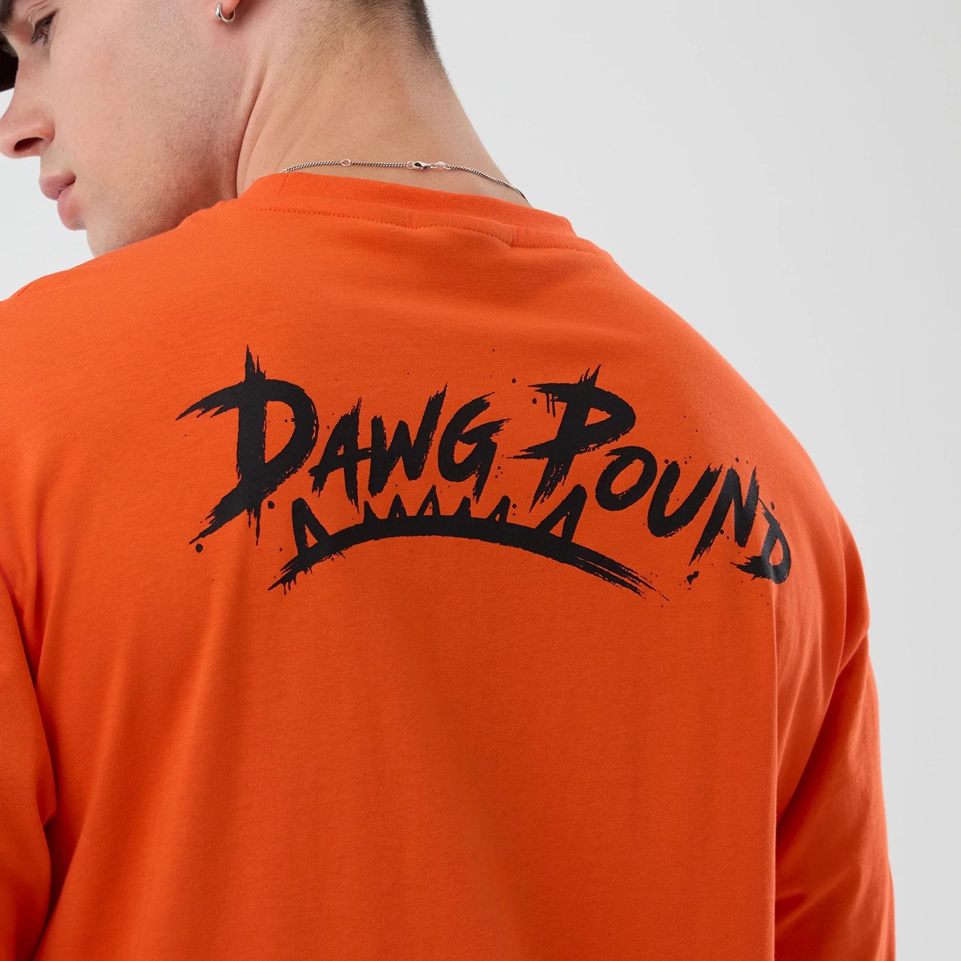 Cleveland Browns NFL International Series Games Orange Oversized T-Shirt