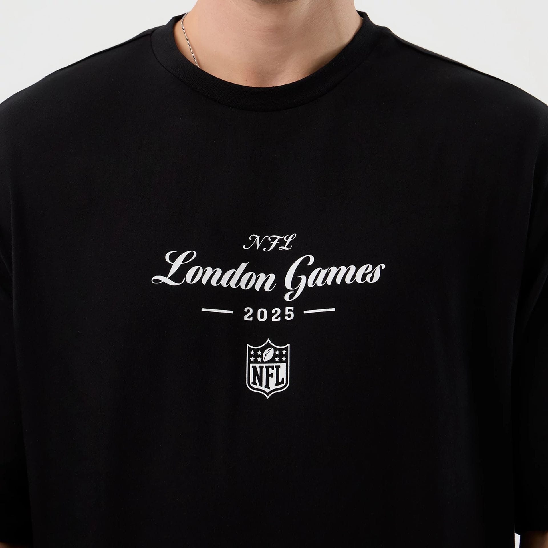 London Games NFL International Series Games Black Oversized T-Shirt