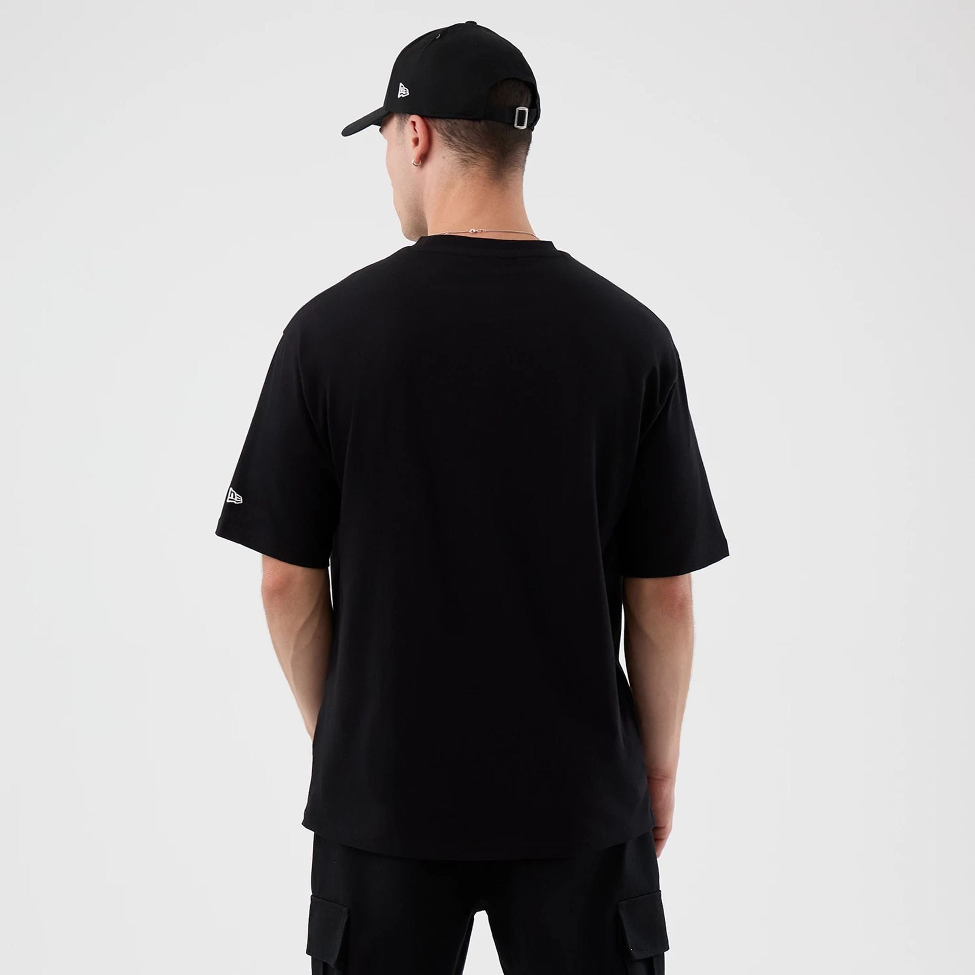 Madrid Game NFL International Series Games Black Oversized T-Shirt