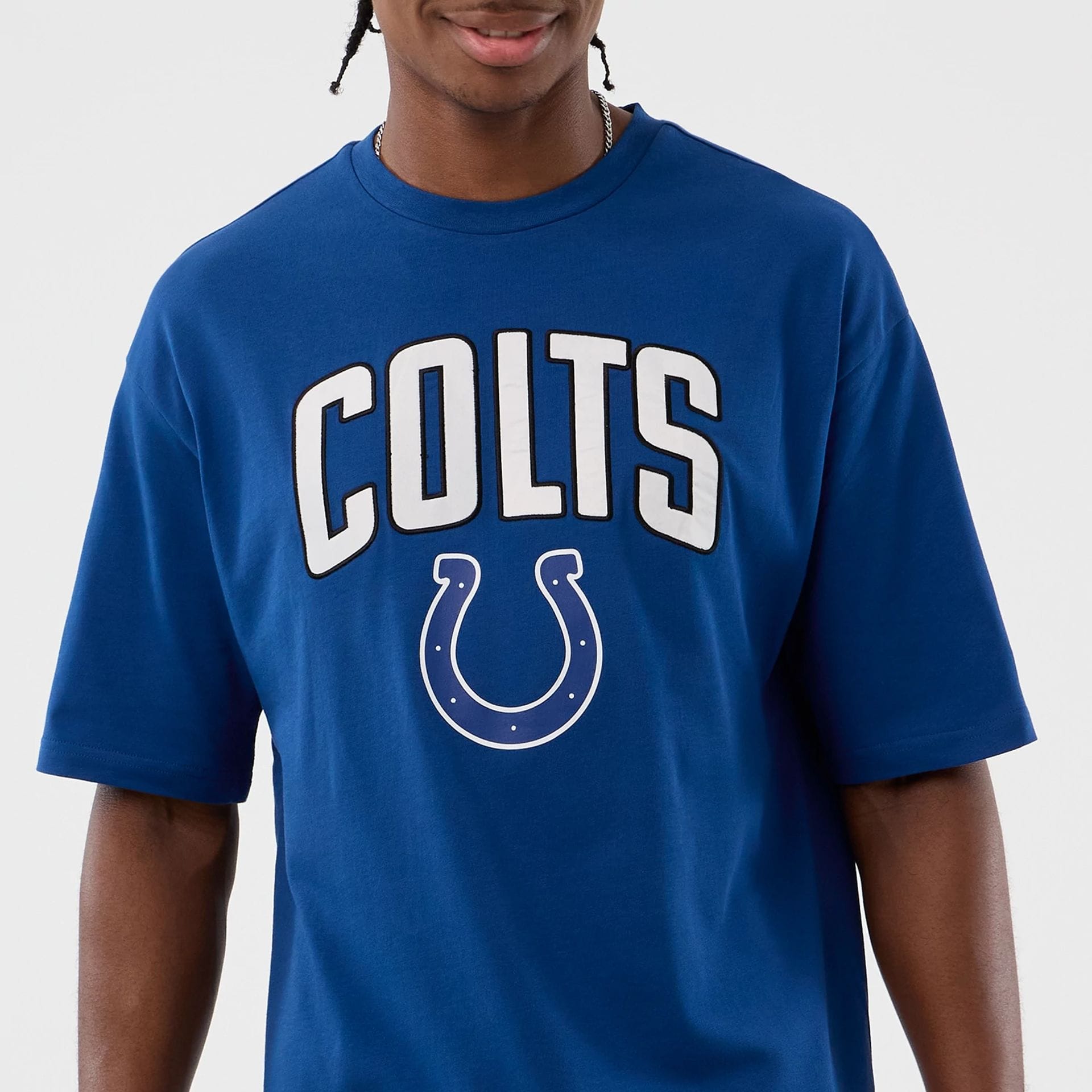Indianapolis Colts NFL International Series Games Blue Oversized T-Shirt