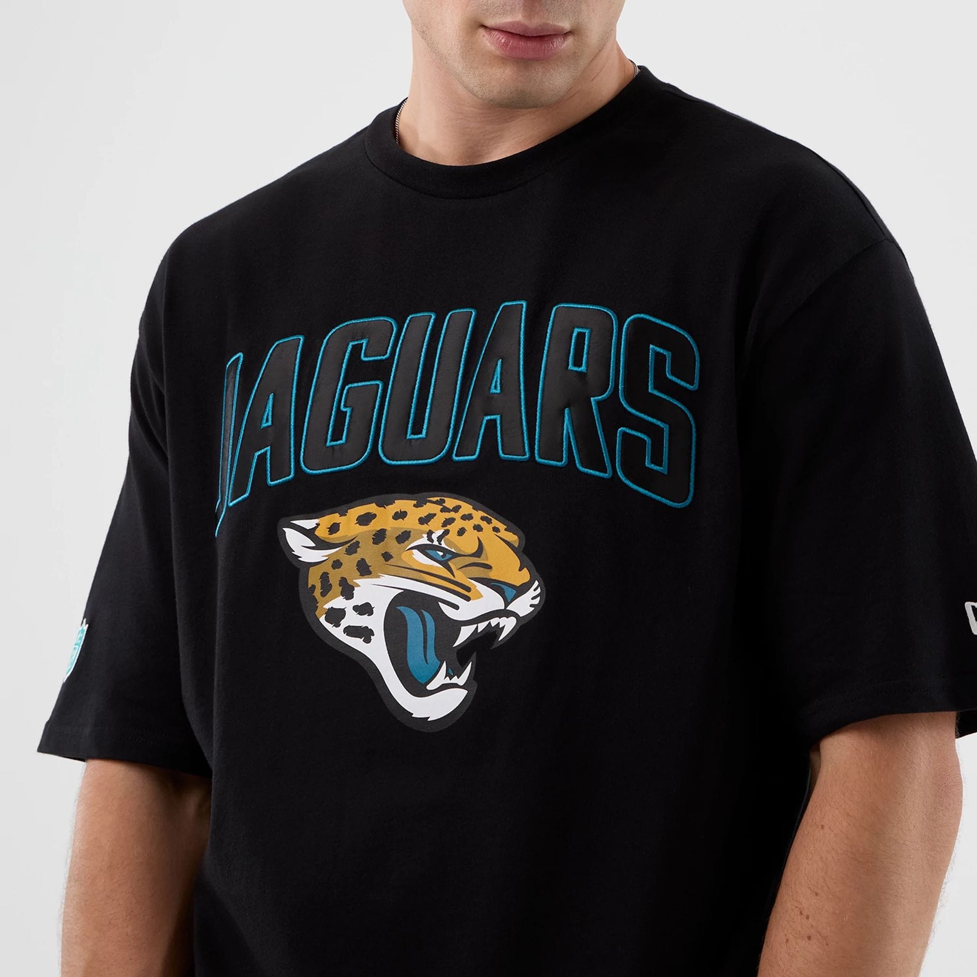 Jacksonville Jaguars NFL International Series Games Black Oversized T-Shirt