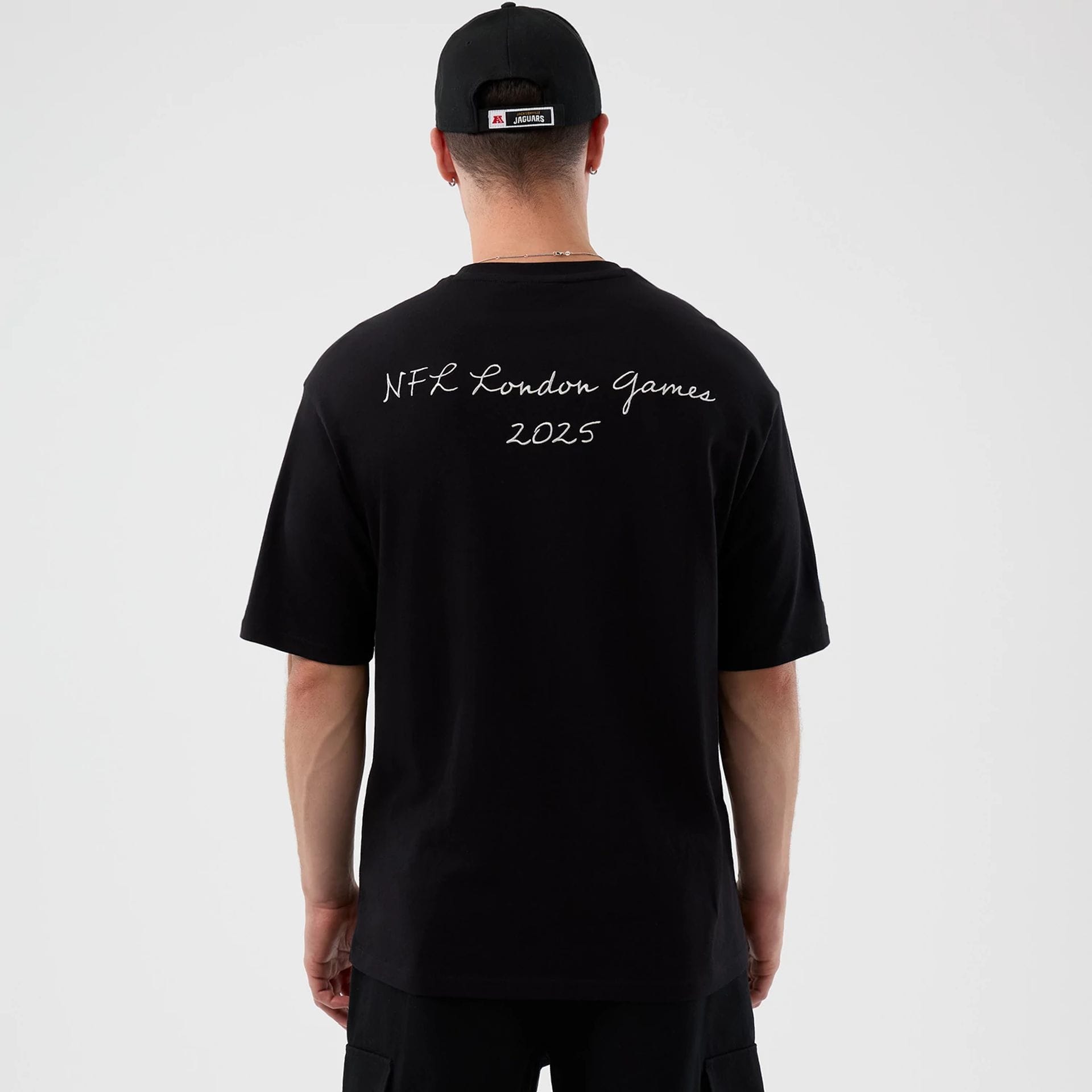 Jacksonville Jaguars NFL International Series Games Black Oversized T-Shirt