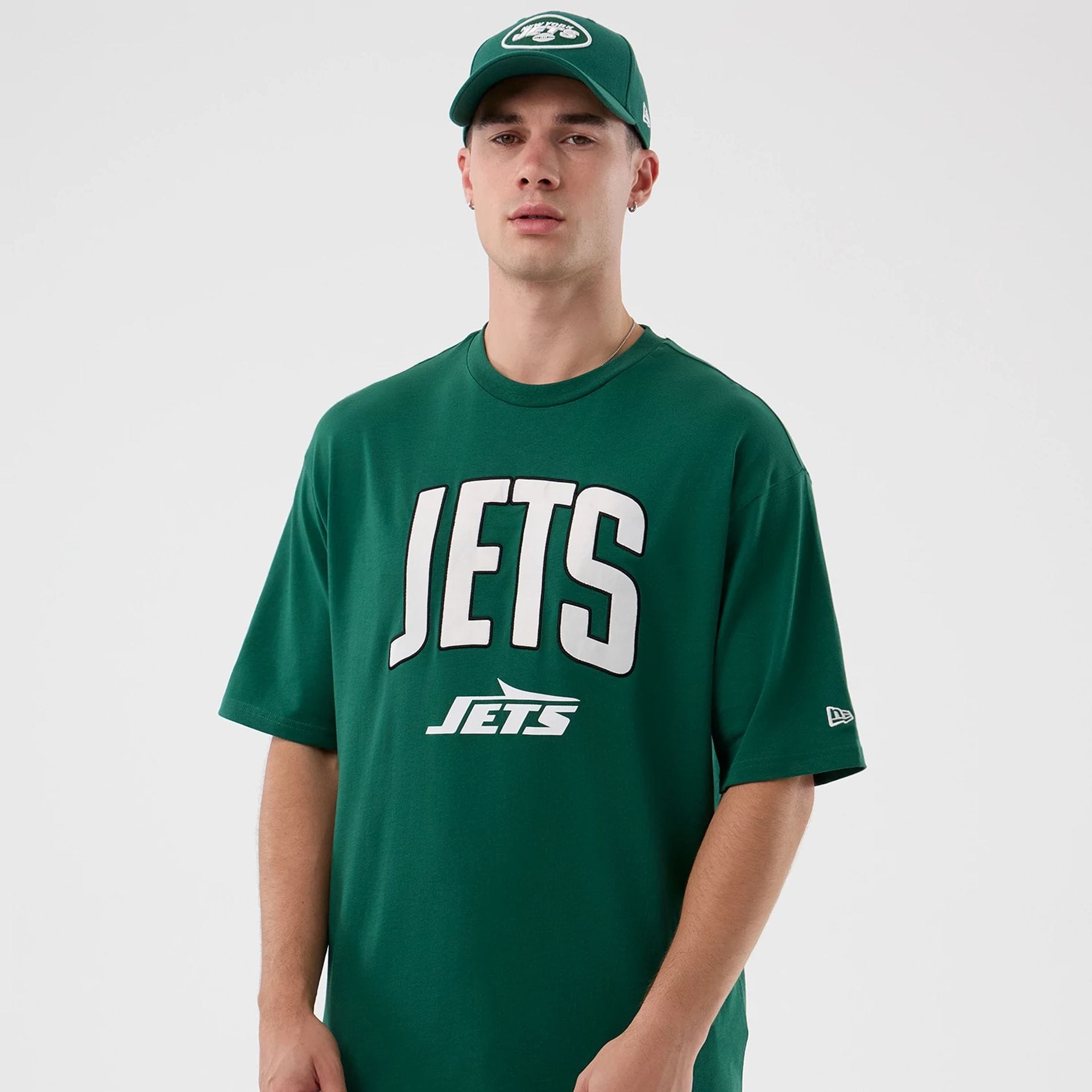 New York Jets NFL International Series Games Green Oversized T-Shirt