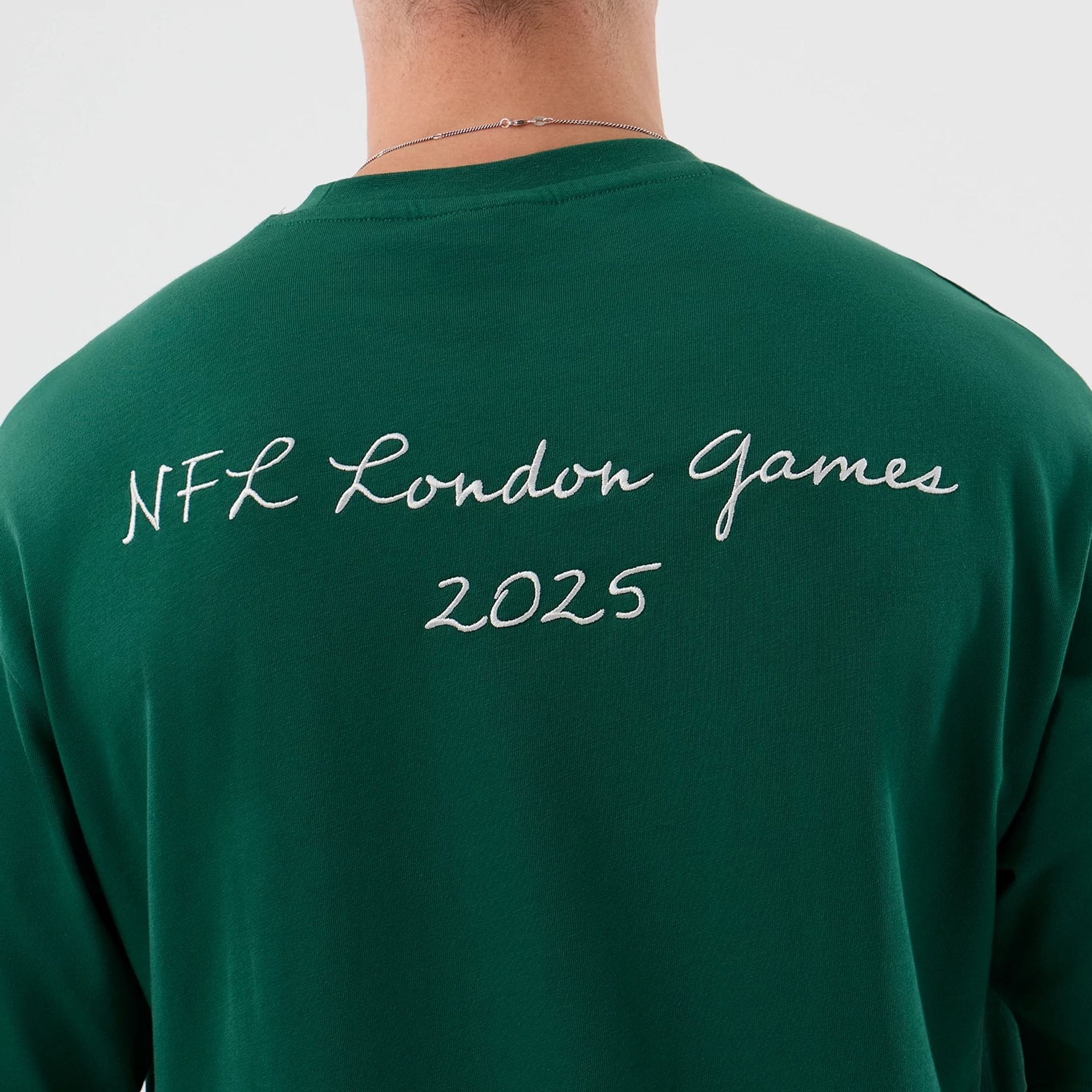 New York Jets NFL International Series Games Green Oversized T-Shirt