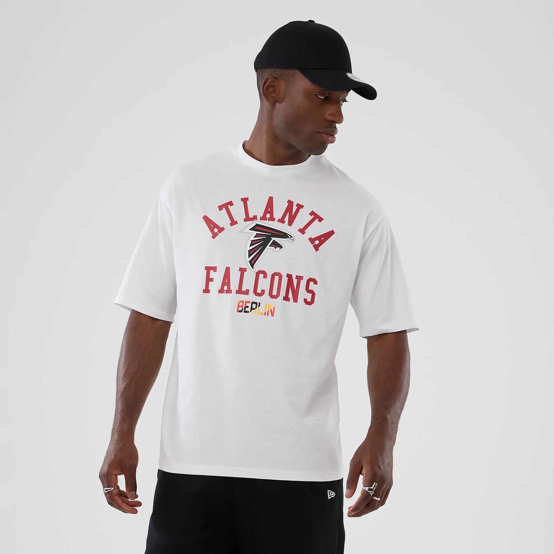 Atlanta Falcons NFL International Series Games 2025 White Oversized T-Shirt