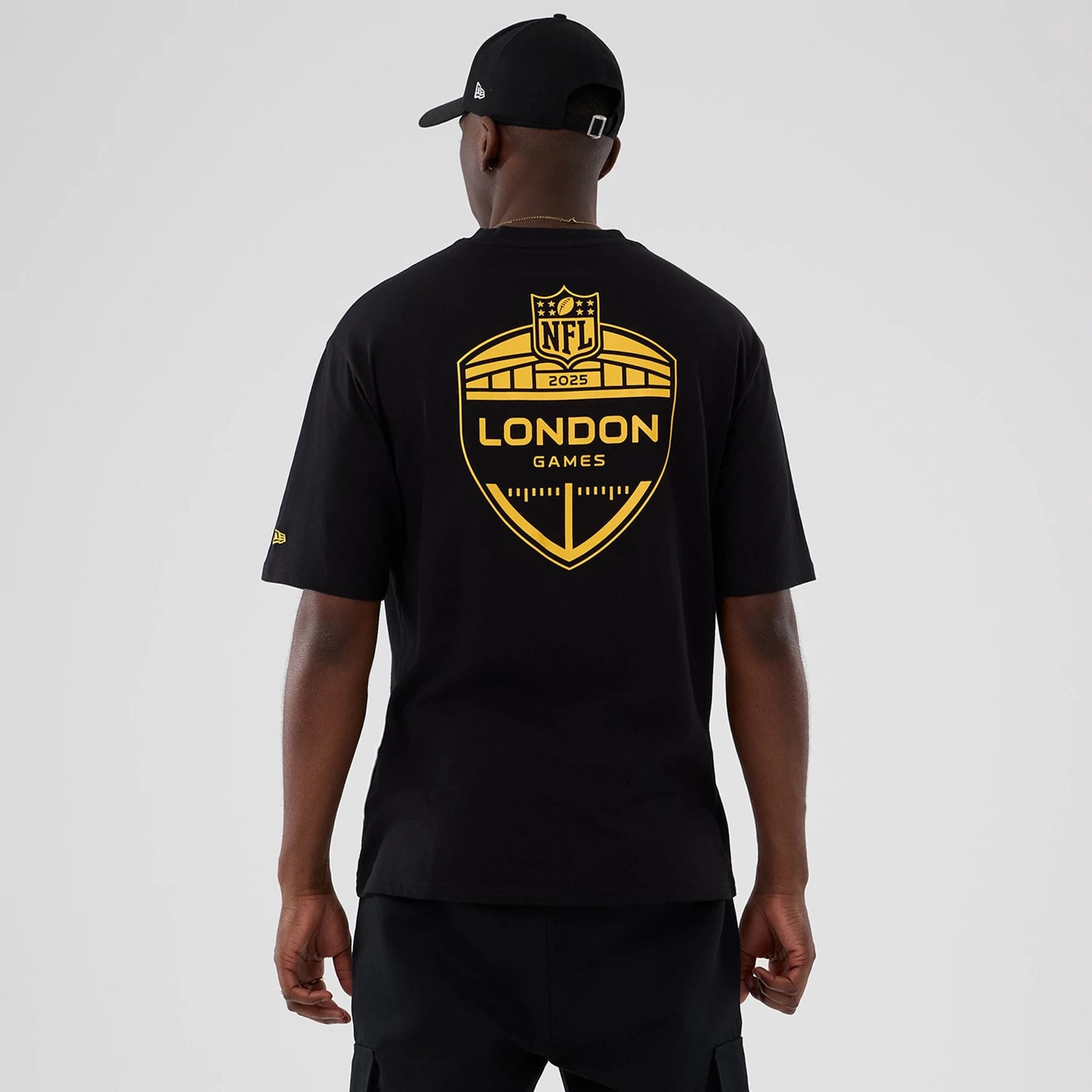 Minnesota Vikings NFL International Series Games 2025 Black Oversized T-Shirt