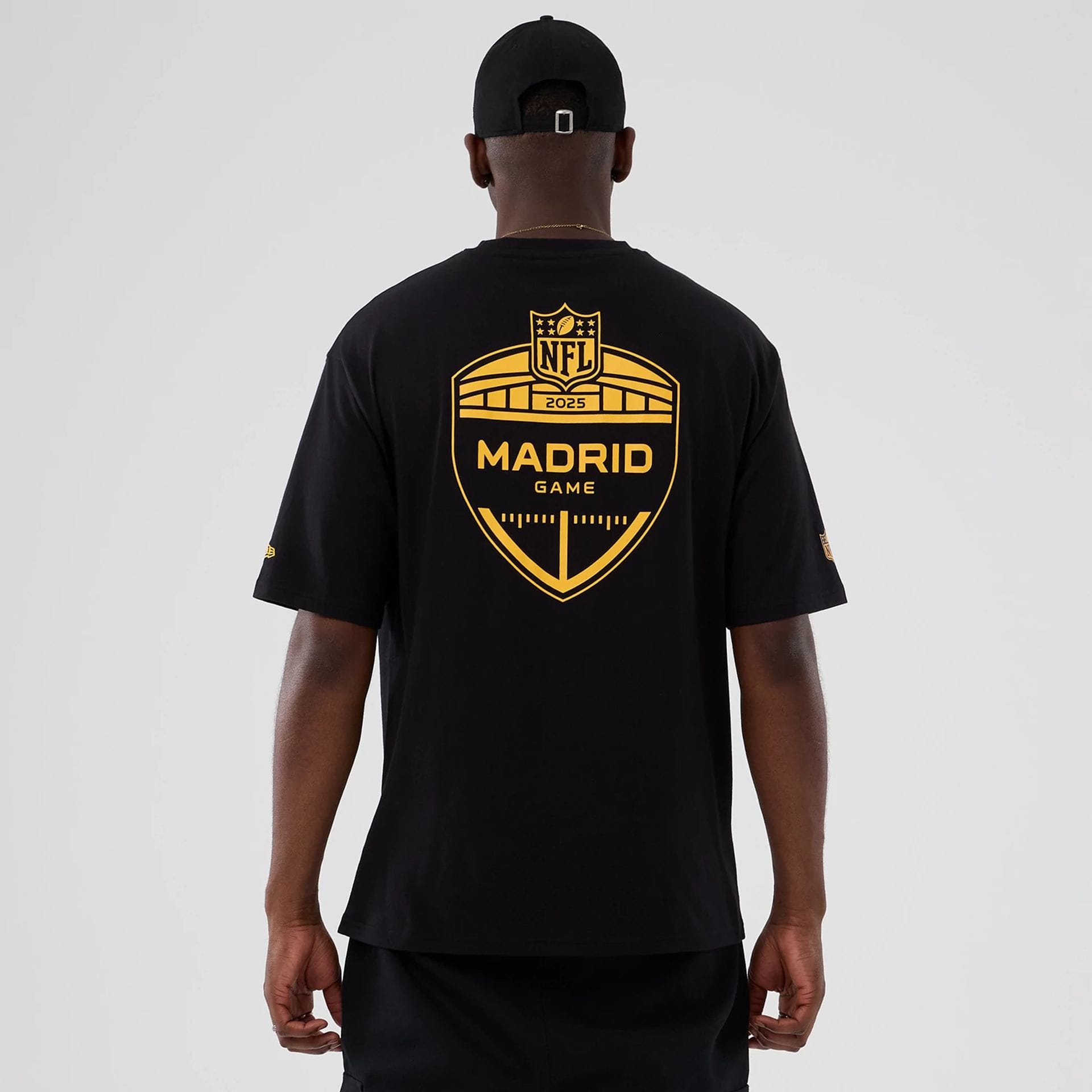 Washington Commanders NFL International Series Games 2025 Black Oversized T-Shirt