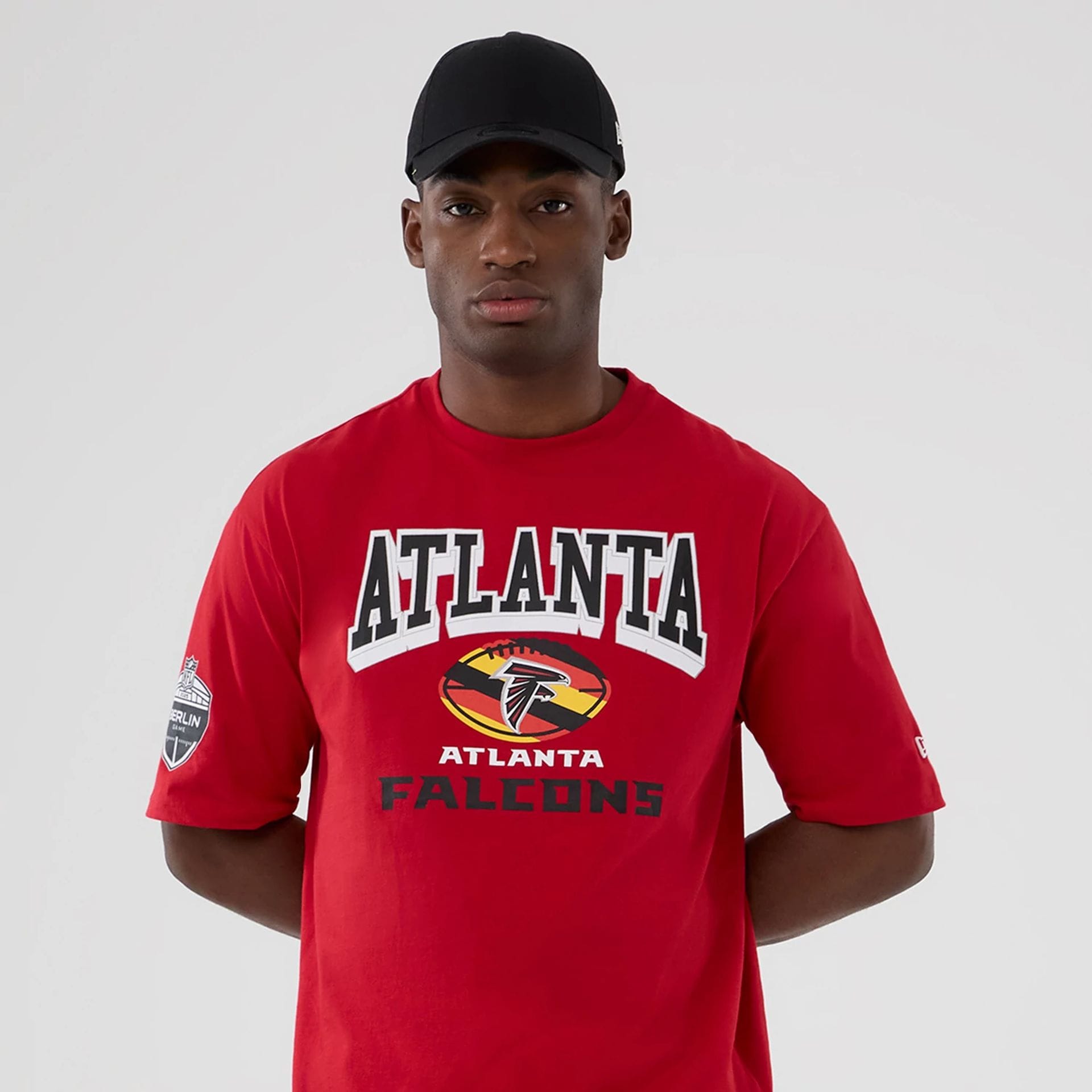 Atlanta Falcons NFL International Series Games 2025 Red Oversized T-Shirt