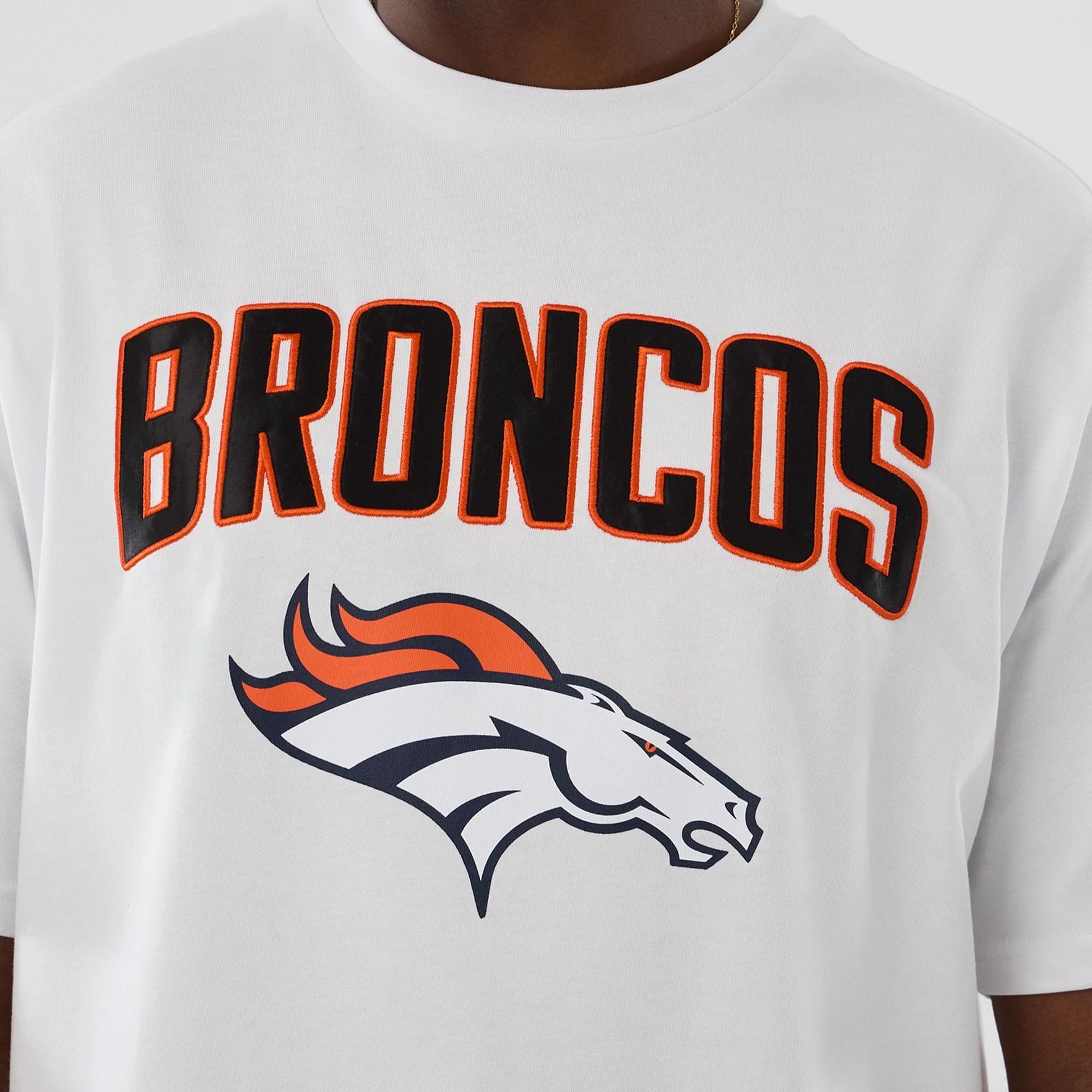 Denver Broncos NFL International Series Games 2025 White Premium T-Shirt