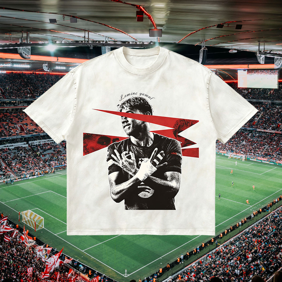 World Cup, Yamal Printed Men's Washed Tee