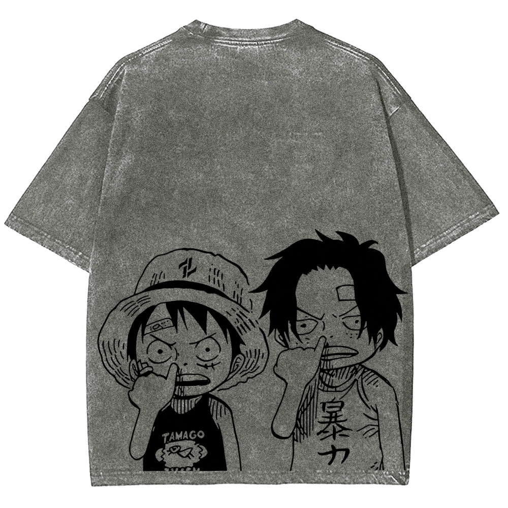 Brothers in Arms: Young Luffy & Ace